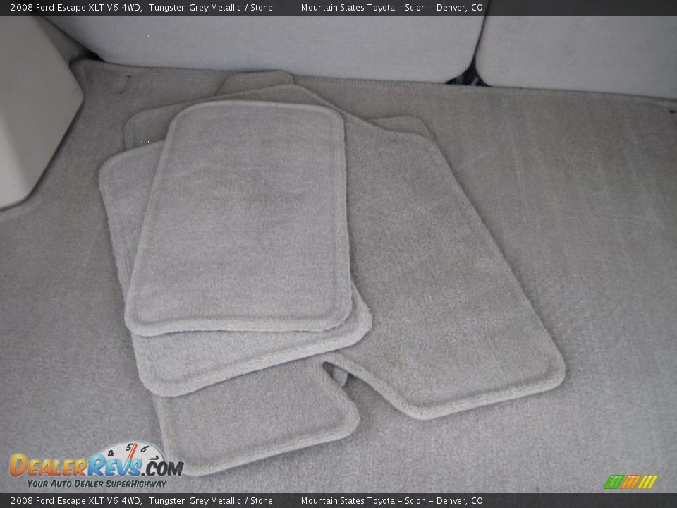 2008 Ford Escape XLT V6 4WD Tungsten Grey Metallic / Stone Photo #21