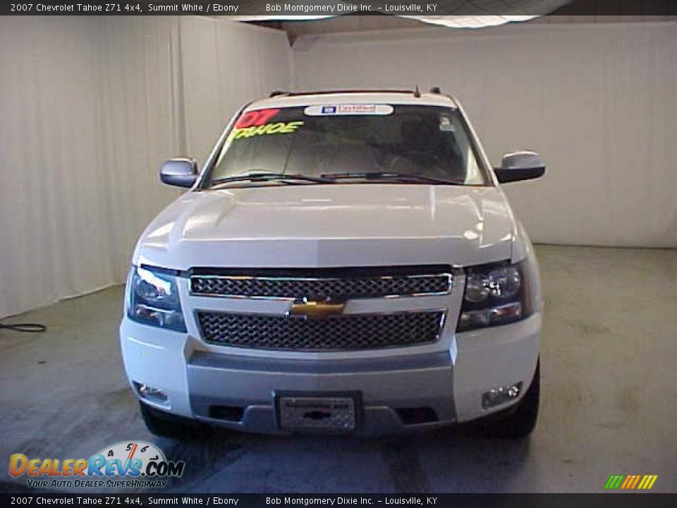 2007 Chevrolet Tahoe Z71 4x4 Summit White / Ebony Photo #2