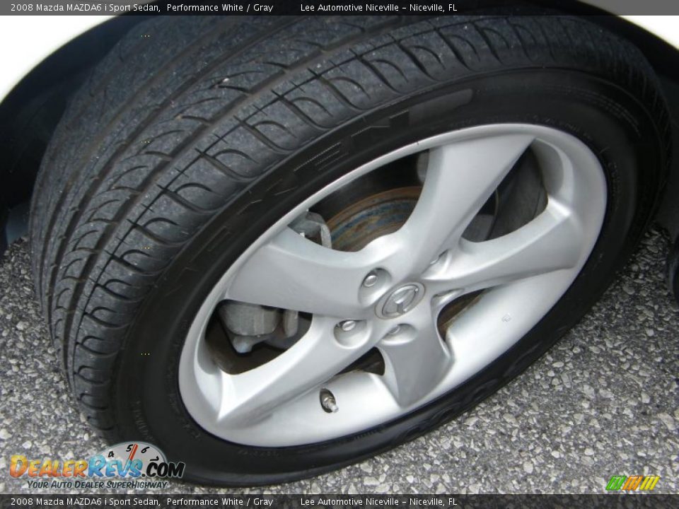2008 Mazda MAZDA6 i Sport Sedan Performance White / Gray Photo #12