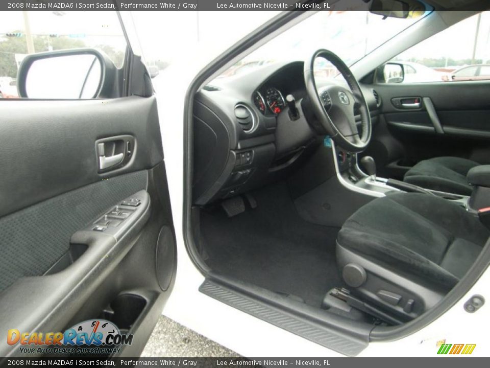 2008 Mazda MAZDA6 i Sport Sedan Performance White / Gray Photo #13