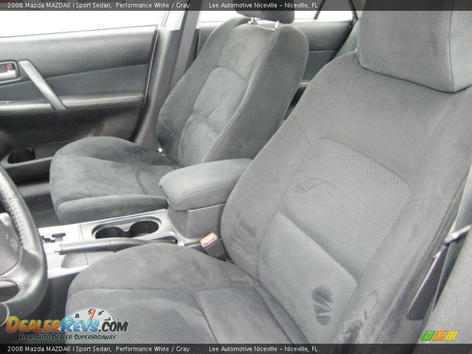 2008 Mazda MAZDA6 i Sport Sedan Performance White / Gray Photo #14