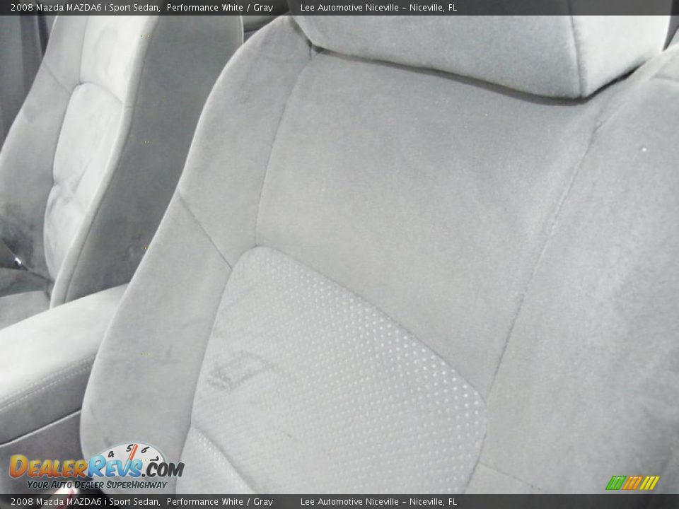 2008 Mazda MAZDA6 i Sport Sedan Performance White / Gray Photo #15