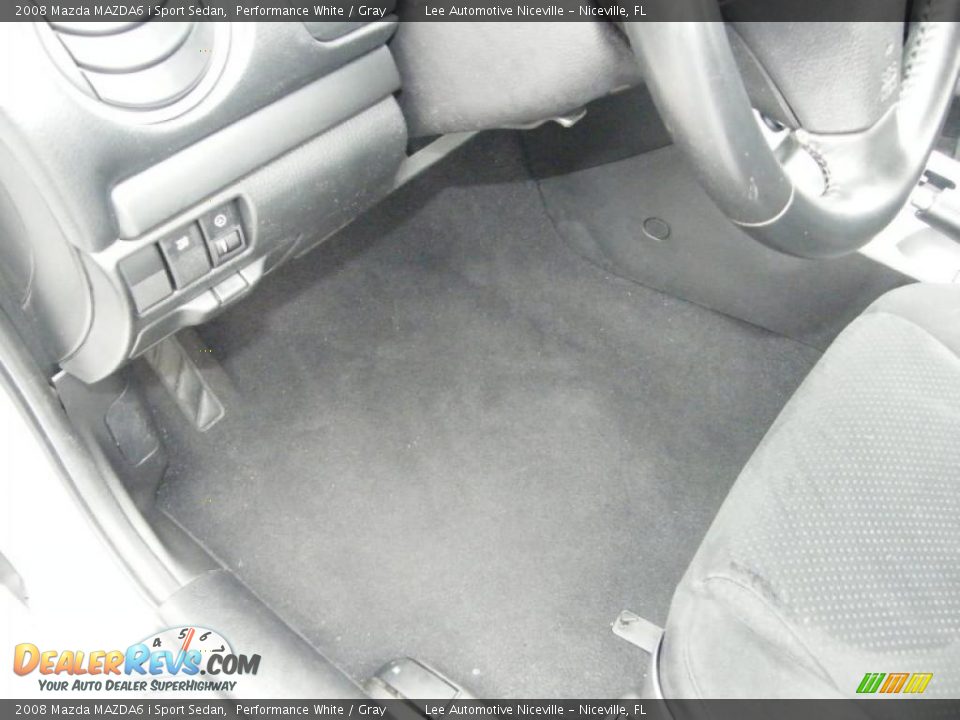 2008 Mazda MAZDA6 i Sport Sedan Performance White / Gray Photo #16
