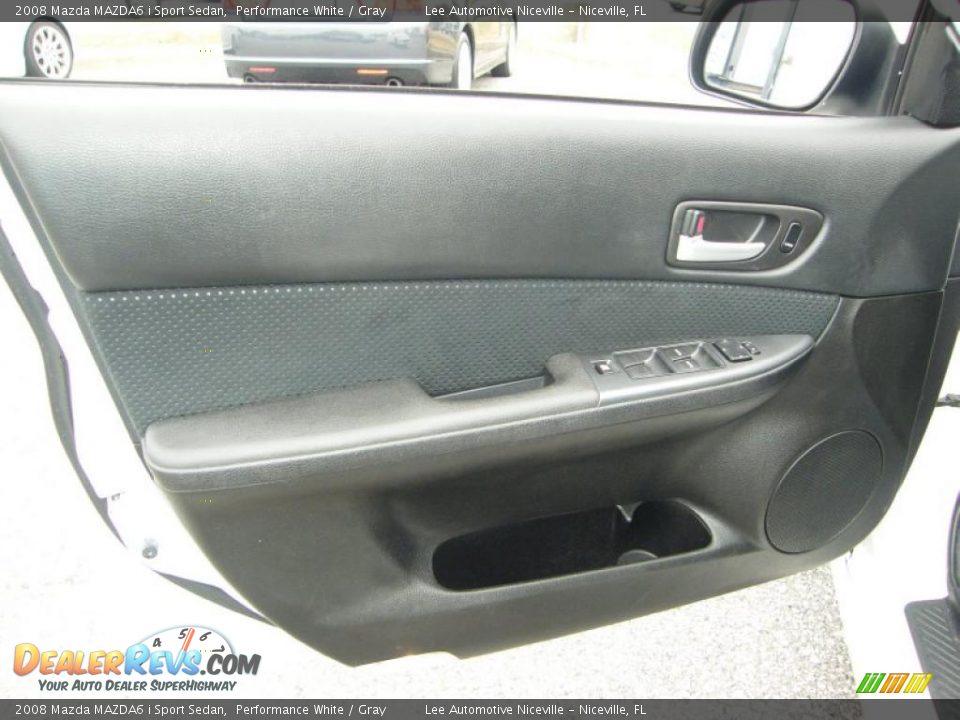 2008 Mazda MAZDA6 i Sport Sedan Performance White / Gray Photo #18