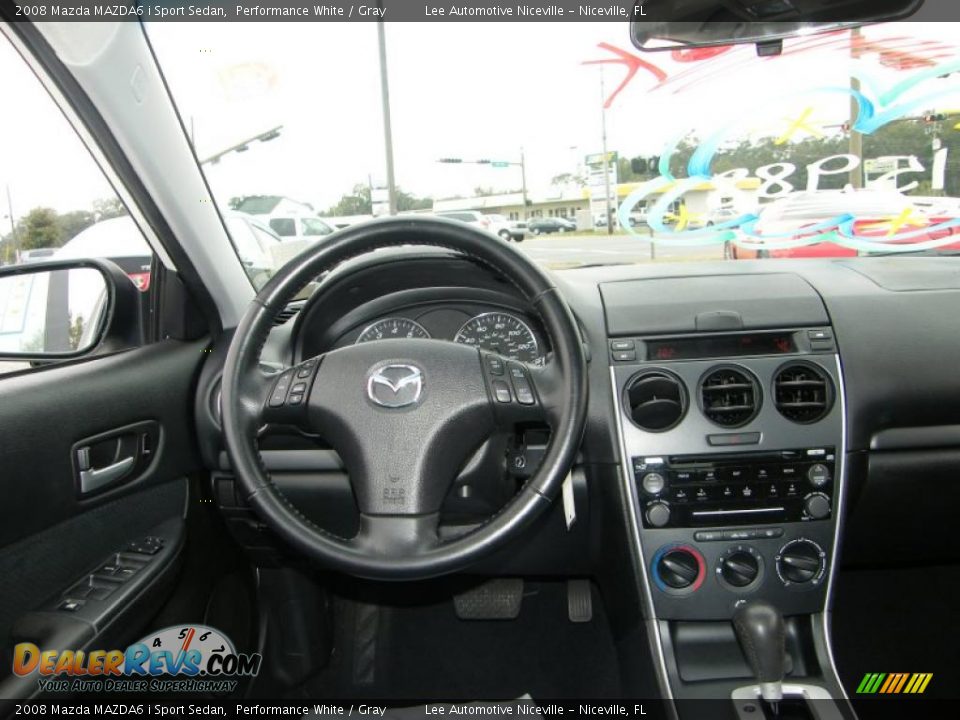2008 Mazda MAZDA6 i Sport Sedan Performance White / Gray Photo #19