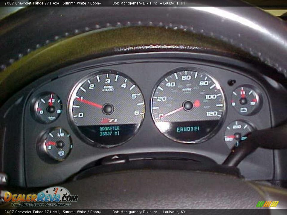 2007 Chevrolet Tahoe Z71 4x4 Summit White / Ebony Photo #27
