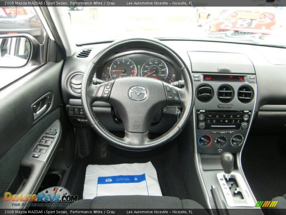 2008 Mazda MAZDA6 i Sport Sedan Performance White / Gray Photo #20