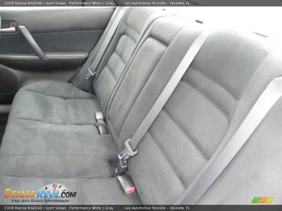 2008 Mazda MAZDA6 i Sport Sedan Performance White / Gray Photo #22