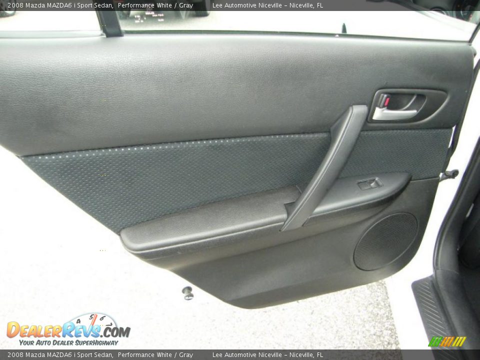 2008 Mazda MAZDA6 i Sport Sedan Performance White / Gray Photo #24