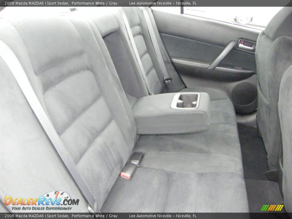 2008 Mazda MAZDA6 i Sport Sedan Performance White / Gray Photo #26