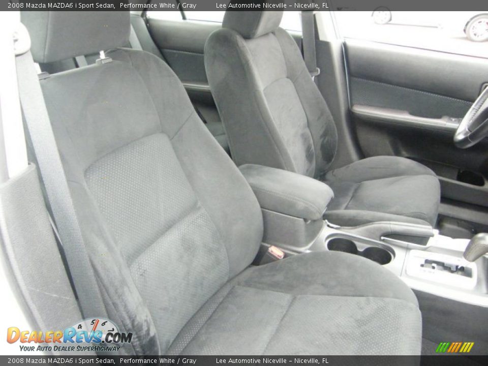 2008 Mazda MAZDA6 i Sport Sedan Performance White / Gray Photo #27