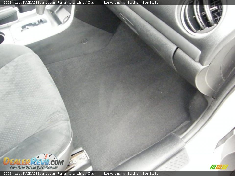 2008 Mazda MAZDA6 i Sport Sedan Performance White / Gray Photo #28