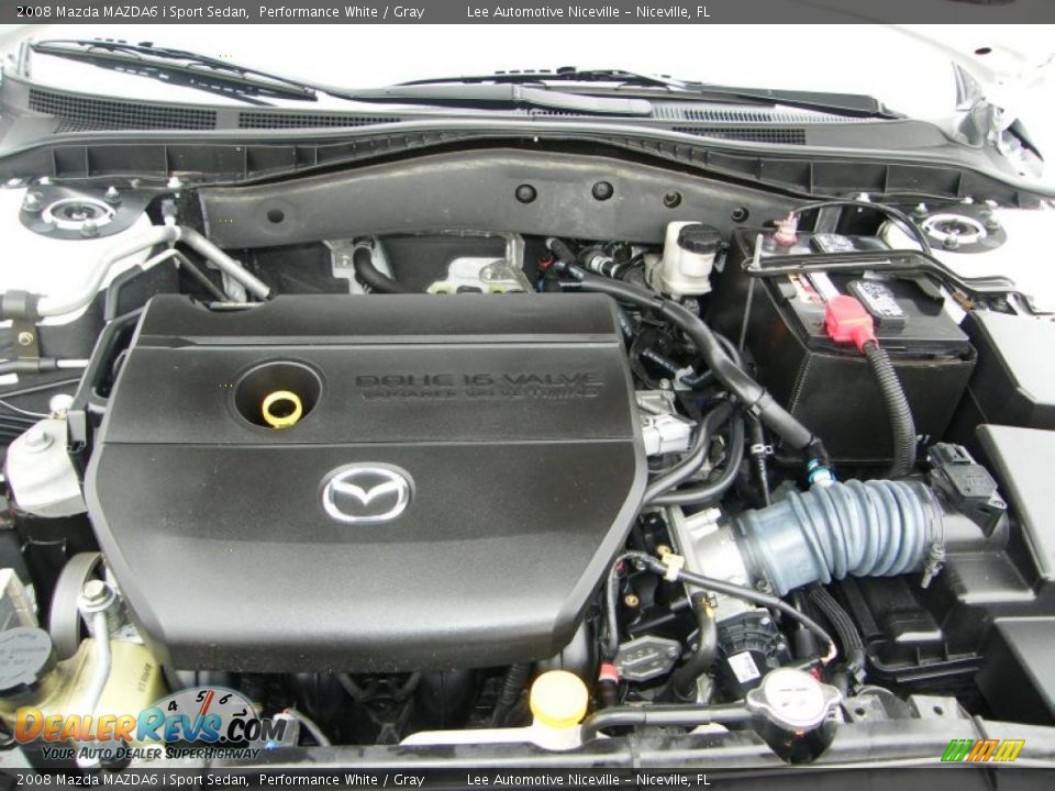2008 Mazda MAZDA6 i Sport Sedan Performance White / Gray Photo #29