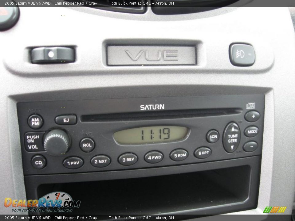 2005 Saturn VUE V6 AWD Chili Pepper Red / Gray Photo #12