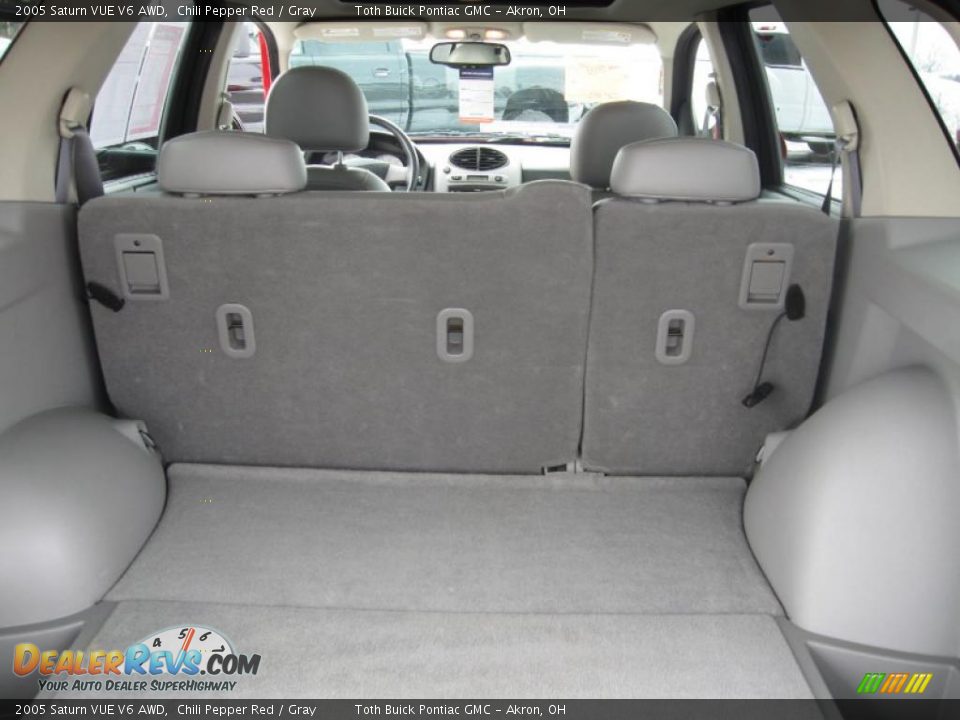 2005 Saturn VUE V6 AWD Chili Pepper Red / Gray Photo #15