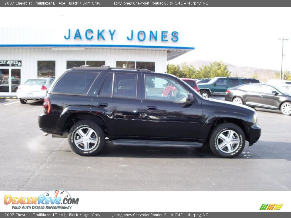 2007 Chevrolet TrailBlazer LT 4x4 Black / Light Gray Photo #1