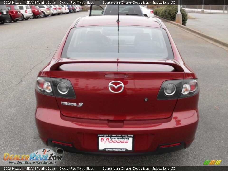 2009 Mazda MAZDA3 i Touring Sedan Copper Red Mica / Black Photo #3