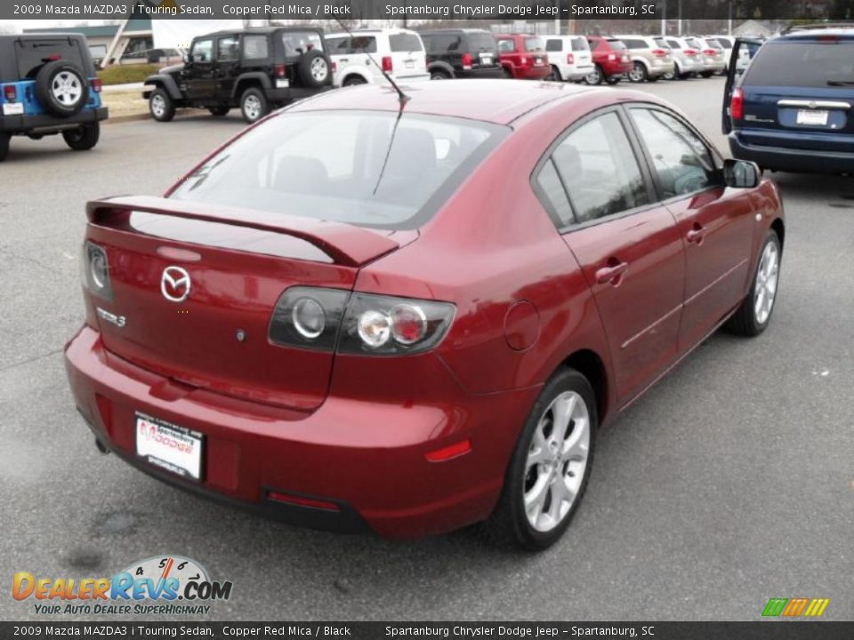 2009 Mazda MAZDA3 i Touring Sedan Copper Red Mica / Black Photo #4
