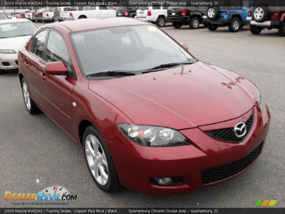 2009 Mazda MAZDA3 i Touring Sedan Copper Red Mica / Black Photo #5