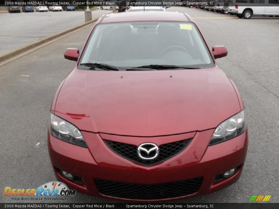 2009 Mazda MAZDA3 i Touring Sedan Copper Red Mica / Black Photo #6