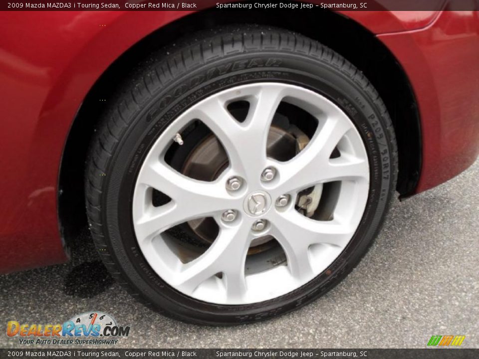 2009 Mazda MAZDA3 i Touring Sedan Copper Red Mica / Black Photo #17