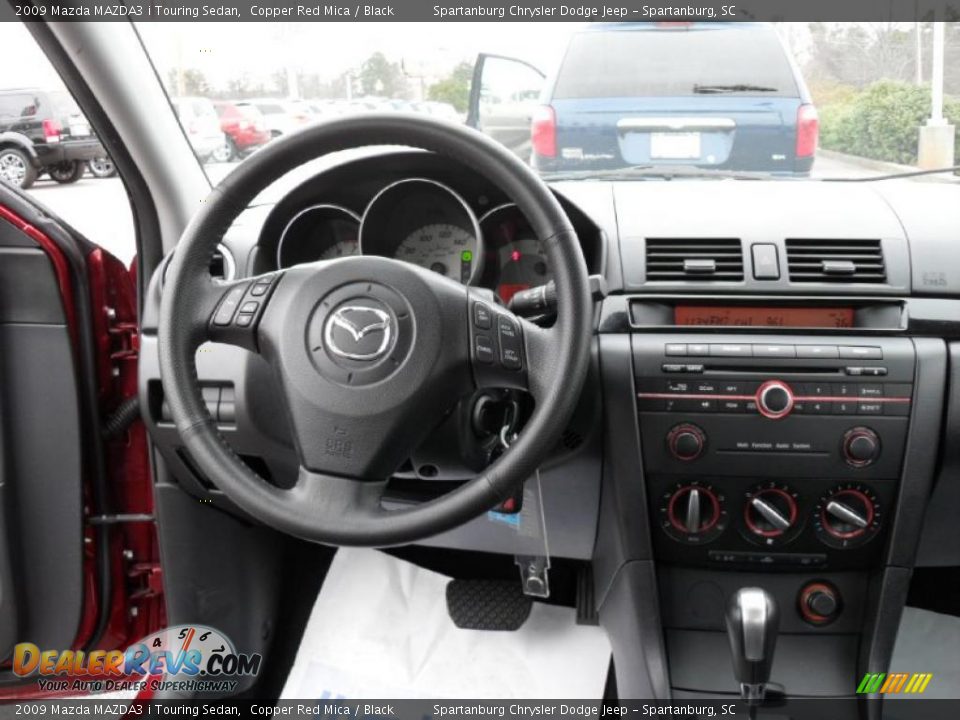 2009 Mazda MAZDA3 i Touring Sedan Copper Red Mica / Black Photo #21