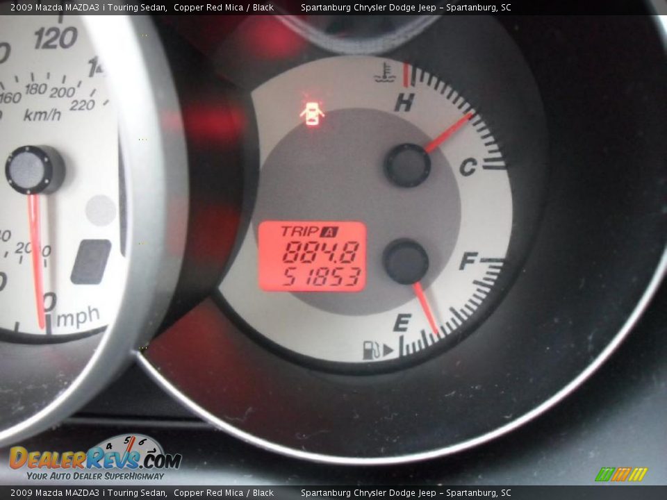 2009 Mazda MAZDA3 i Touring Sedan Copper Red Mica / Black Photo #24