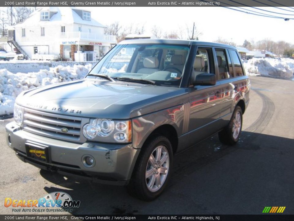2006 Land Rover Range Rover HSE Giverny Green Metallic / Ivory/Aspen Photo #1