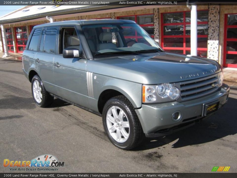 2006 Land Rover Range Rover HSE Giverny Green Metallic / Ivory/Aspen Photo #2