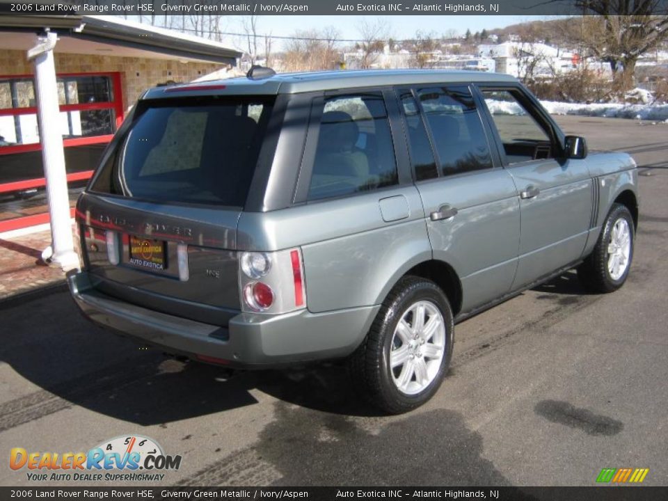 2006 Land Rover Range Rover HSE Giverny Green Metallic / Ivory/Aspen Photo #3
