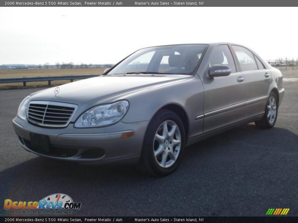 2006 Mercedes-Benz S 500 4Matic Sedan Pewter Metallic / Ash Photo #1