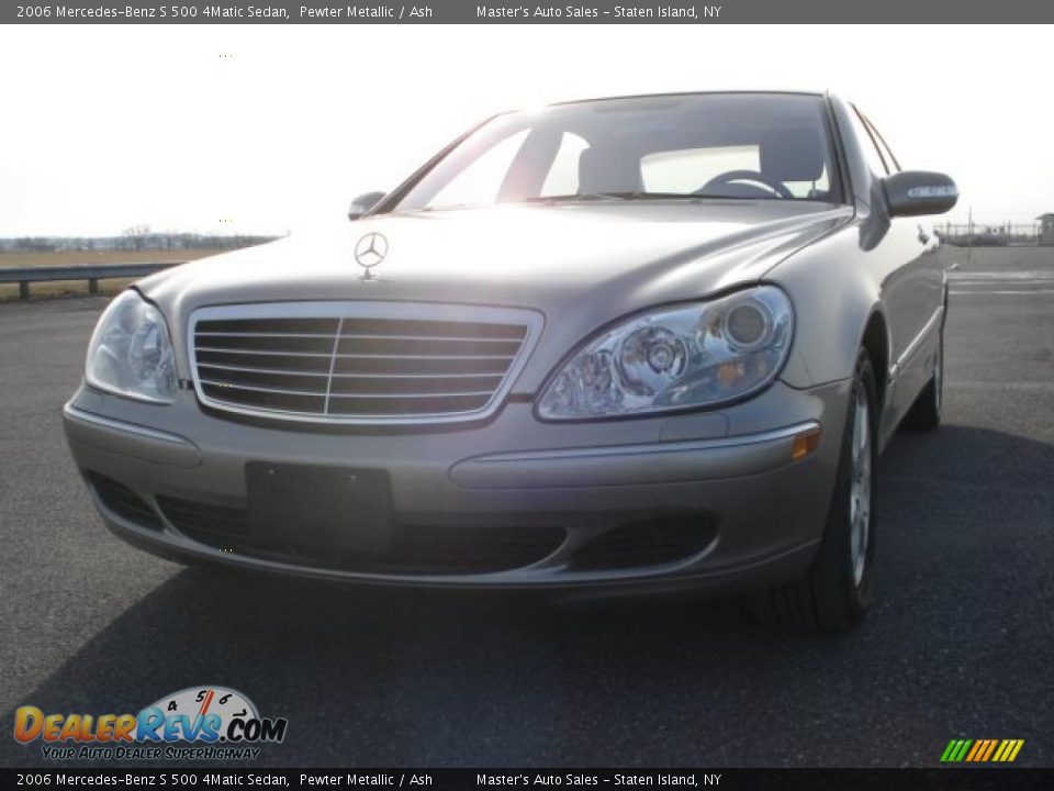 2006 Mercedes-Benz S 500 4Matic Sedan Pewter Metallic / Ash Photo #2