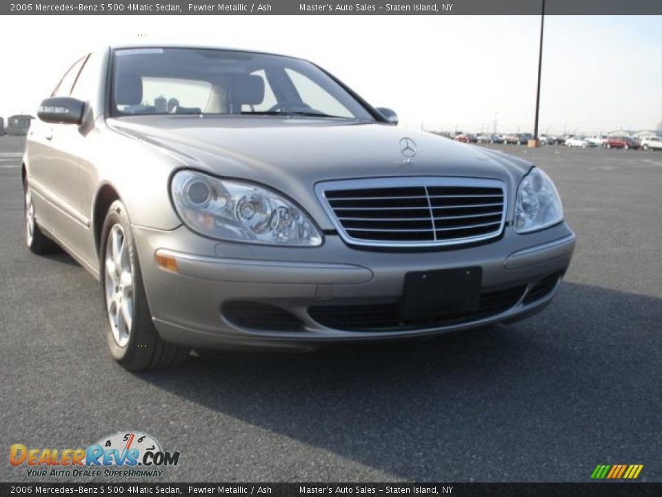 2006 Mercedes-Benz S 500 4Matic Sedan Pewter Metallic / Ash Photo #3