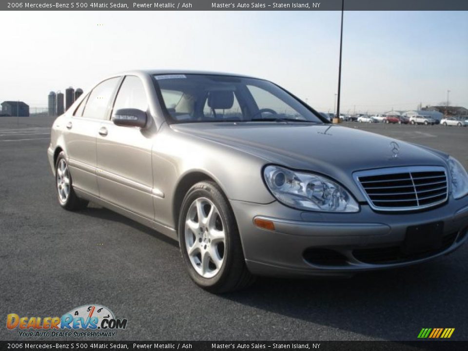 2006 Mercedes-Benz S 500 4Matic Sedan Pewter Metallic / Ash Photo #5