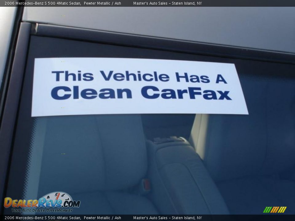 2006 Mercedes-Benz S 500 4Matic Sedan Pewter Metallic / Ash Photo #6
