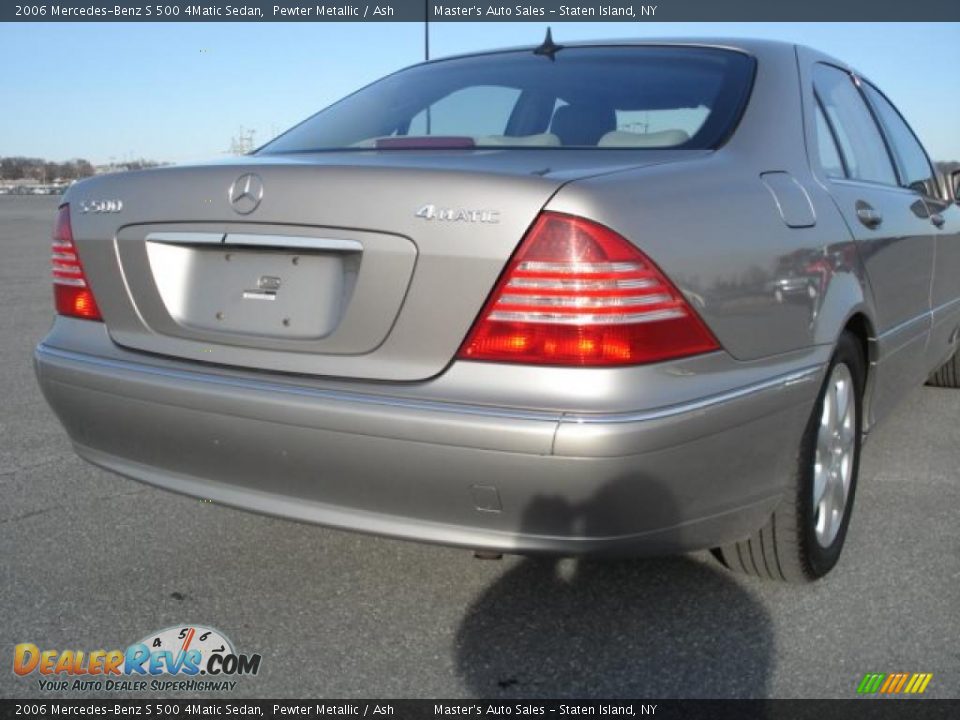 2006 Mercedes-Benz S 500 4Matic Sedan Pewter Metallic / Ash Photo #7