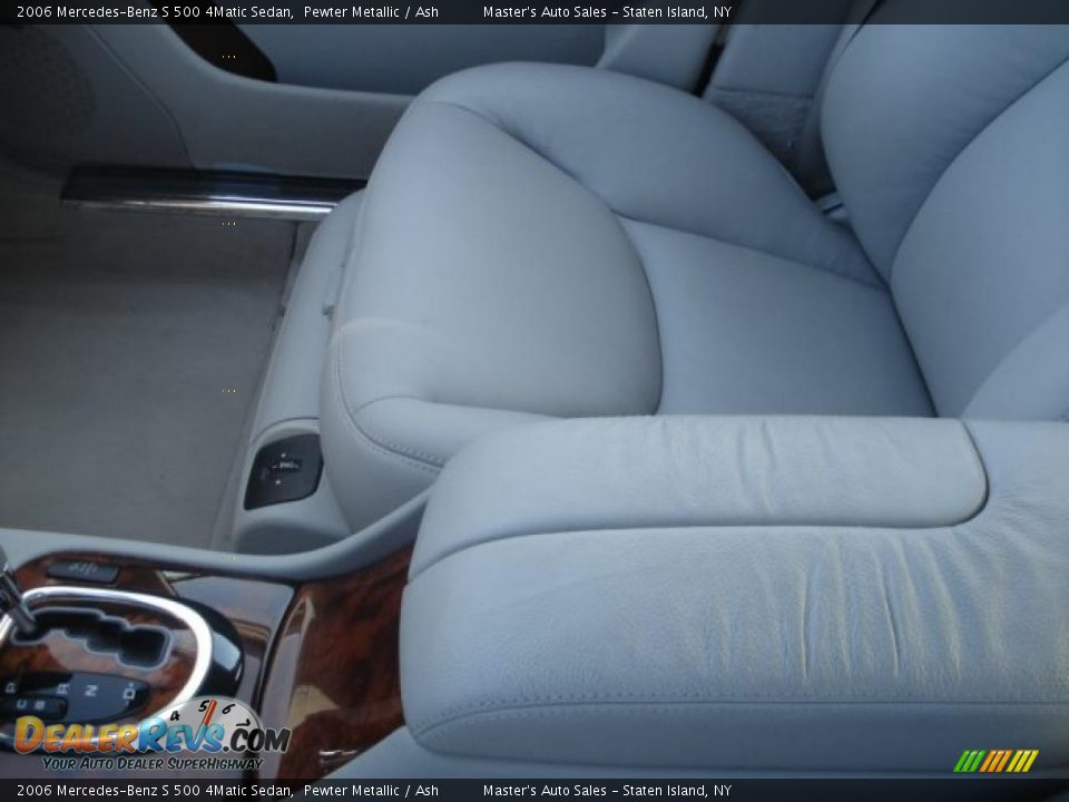 2006 Mercedes-Benz S 500 4Matic Sedan Pewter Metallic / Ash Photo #14