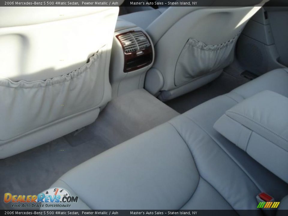2006 Mercedes-Benz S 500 4Matic Sedan Pewter Metallic / Ash Photo #16