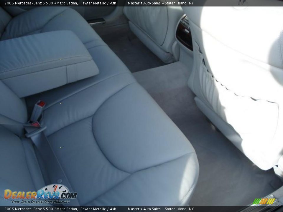 2006 Mercedes-Benz S 500 4Matic Sedan Pewter Metallic / Ash Photo #18