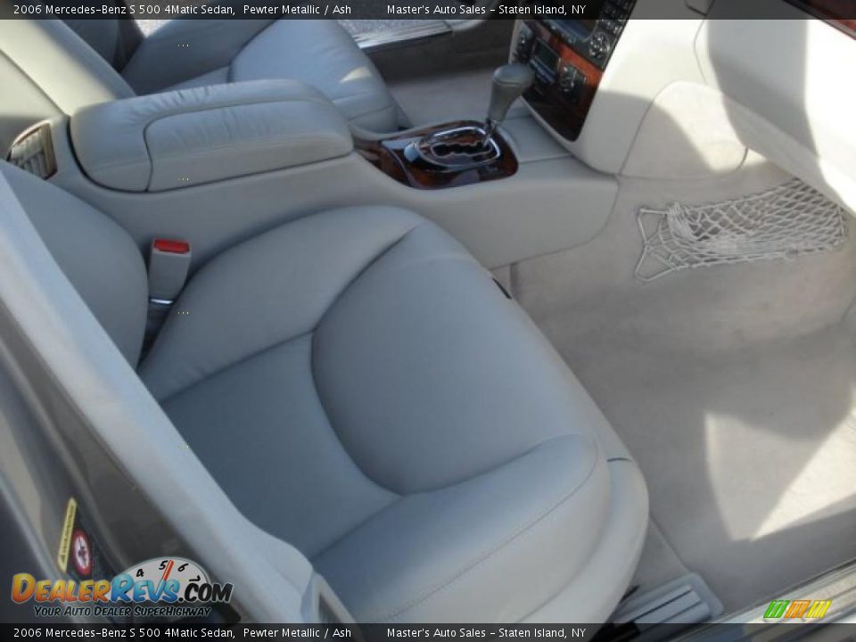 2006 Mercedes-Benz S 500 4Matic Sedan Pewter Metallic / Ash Photo #19
