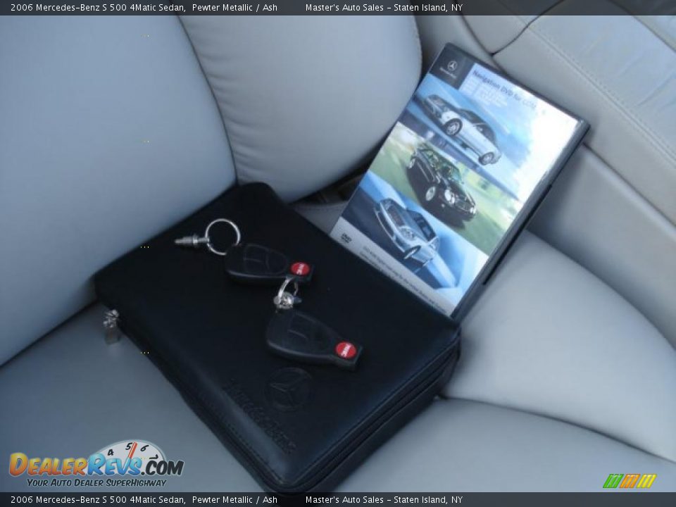 2006 Mercedes-Benz S 500 4Matic Sedan Pewter Metallic / Ash Photo #22