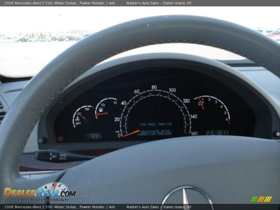 2006 Mercedes-Benz S 500 4Matic Sedan Pewter Metallic / Ash Photo #26