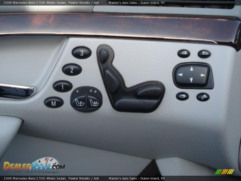 2006 Mercedes-Benz S 500 4Matic Sedan Pewter Metallic / Ash Photo #28