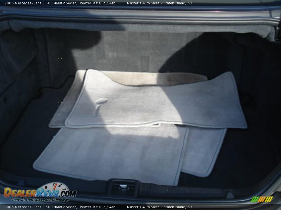 2006 Mercedes-Benz S 500 4Matic Sedan Pewter Metallic / Ash Photo #31
