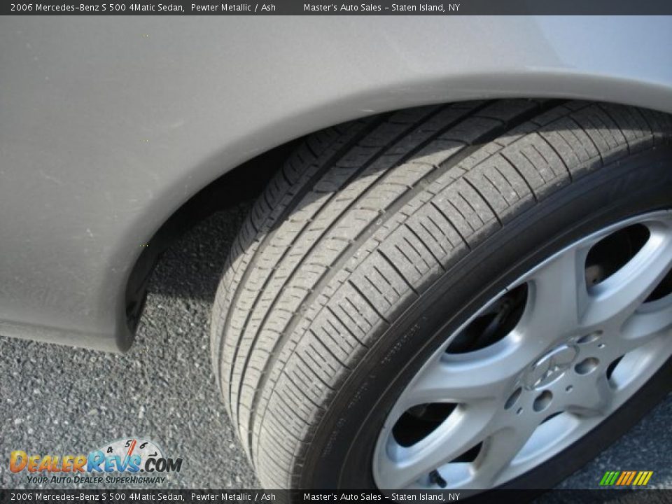 2006 Mercedes-Benz S 500 4Matic Sedan Pewter Metallic / Ash Photo #33