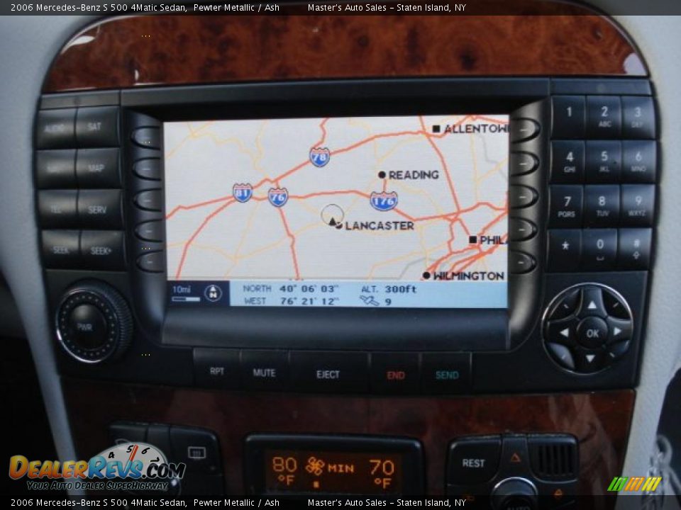 2006 Mercedes-Benz S 500 4Matic Sedan Pewter Metallic / Ash Photo #35