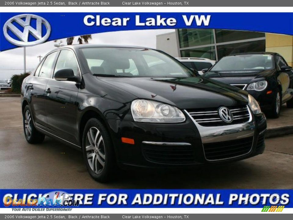 2006 Volkswagen Jetta 2.5 Sedan Black / Anthracite Black Photo #1