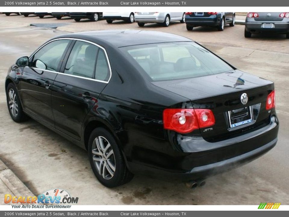 2006 Volkswagen Jetta 2.5 Sedan Black / Anthracite Black Photo #2