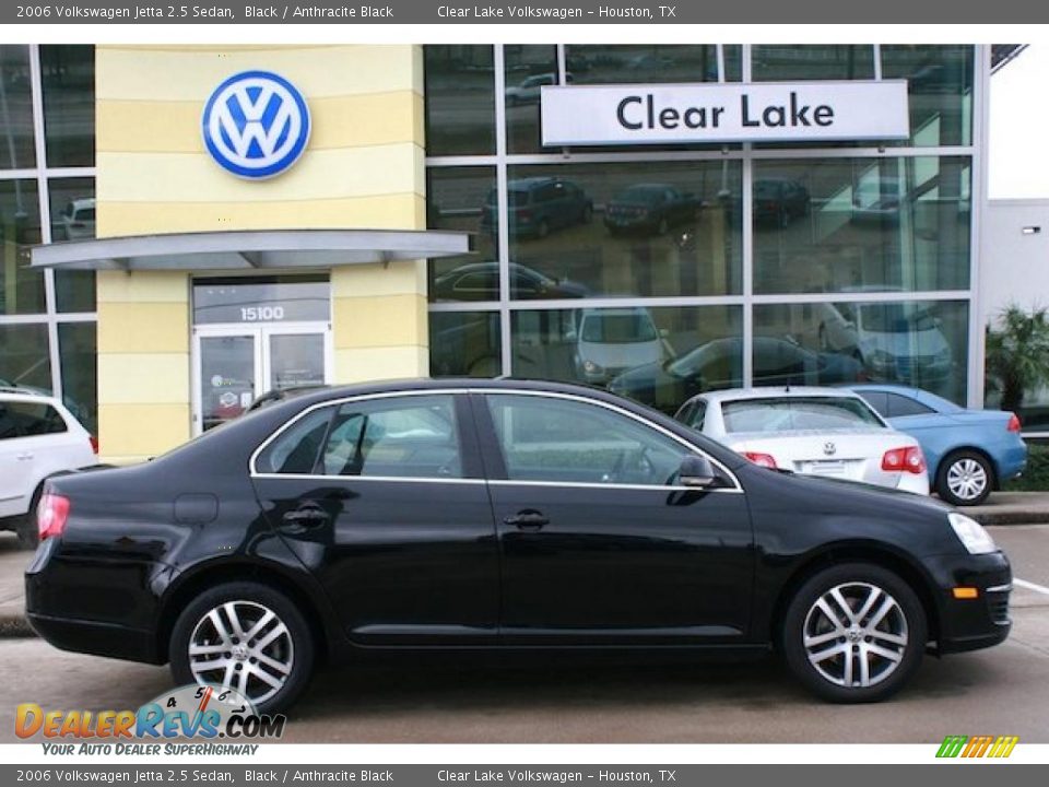 2006 Volkswagen Jetta 2.5 Sedan Black / Anthracite Black Photo #4