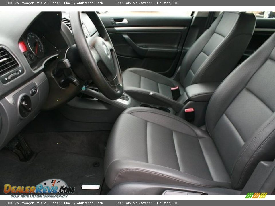 2006 Volkswagen Jetta 2.5 Sedan Black / Anthracite Black Photo #5